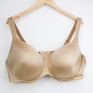 Soma Stunning Support Smooth Balconette Bra 44DDD Tan Beige Nude Full Figure